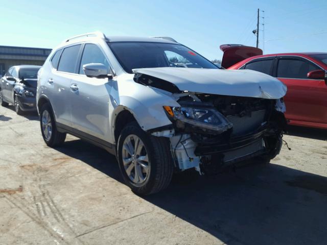 KNMAT2MT1FP550674 - 2015 NISSAN ROGUE S WHITE photo 1