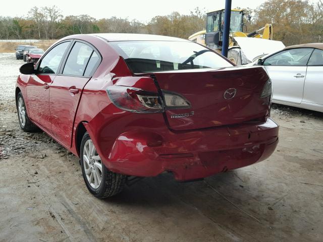 JM1BL1WP2D1822924 - 2013 MAZDA 3 I RED photo 3