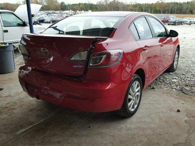 JM1BL1WP2D1822924 - 2013 MAZDA 3 I RED photo 4