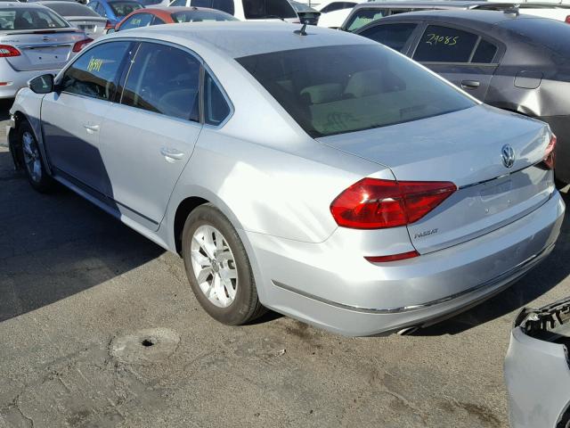 1VWAT7A33GC034114 - 2016 VOLKSWAGEN PASSAT S SILVER photo 3