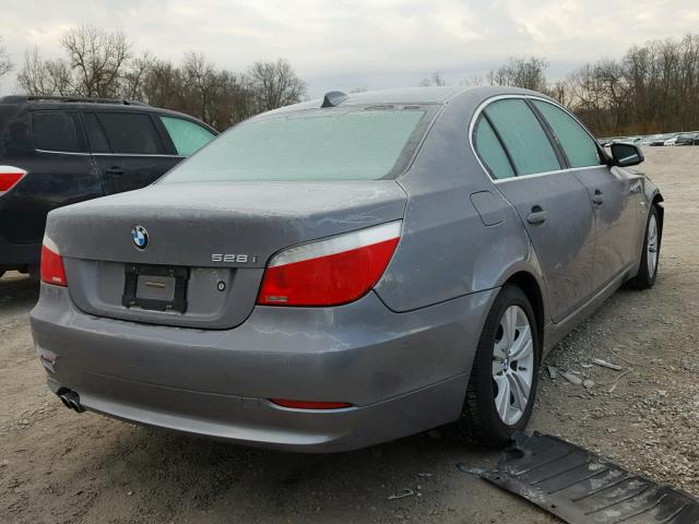 WBANV1C50AC445937 - 2010 BMW 528 XI GRAY photo 4