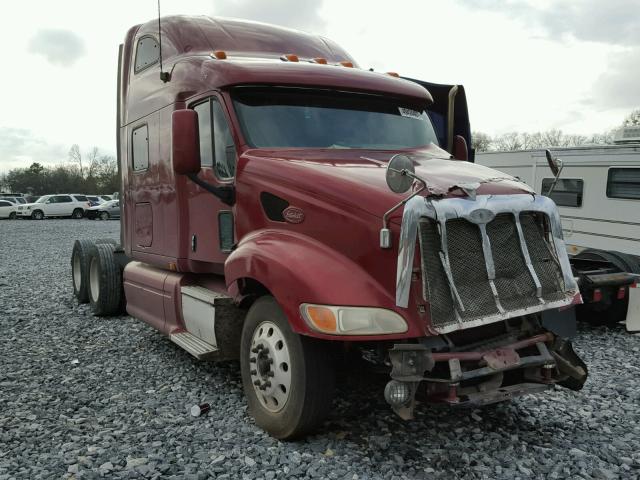 1XP7D49X96D899306 - 2006 PETERBILT 387 BURGUNDY photo 1