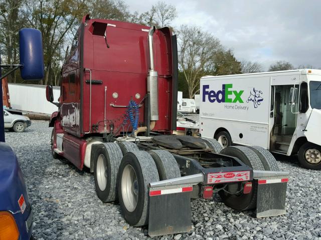 1XP7D49X96D899306 - 2006 PETERBILT 387 BURGUNDY photo 3