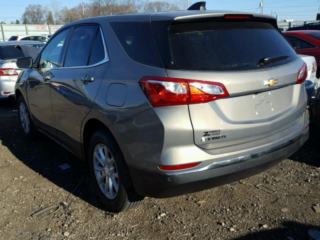 3GNAXJEV4JL115450 - 2018 CHEVROLET EQUINOX LT GRAY photo 3