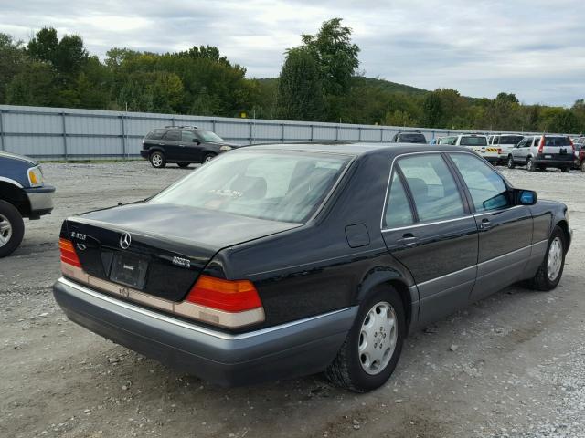 WDBGA43E7SA230303 - 1995 MERCEDES-BENZ S 420 BLACK photo 4