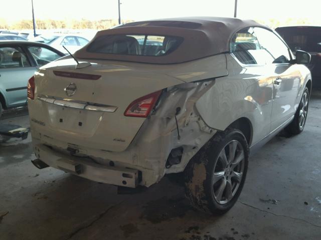 JN8AZ1FY4EW301991 - 2014 NISSAN MURANO CRO WHITE photo 4