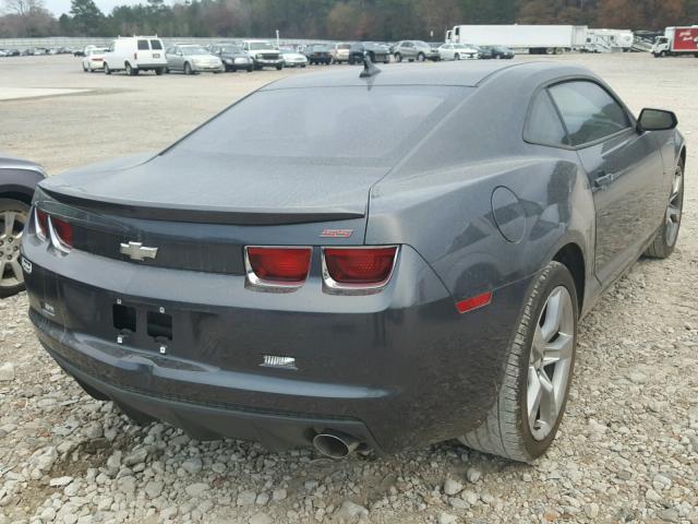 2G1FJ1EJ7B9100578 - 2011 CHEVROLET CAMARO SS Gris foto 4