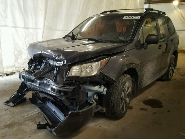 JF2SJABC7HH433686 - 2017 SUBARU FORESTER 2 CHARCOAL photo 2