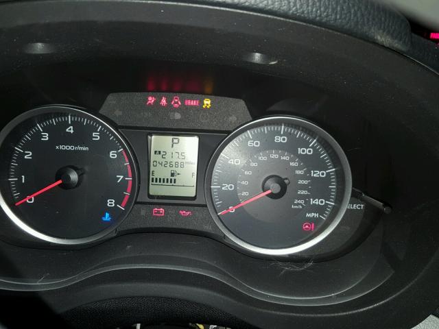 JF2SJABC7HH433686 - 2017 SUBARU FORESTER 2 CHARCOAL photo 8