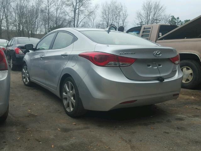 KMHDH4AE8DU920805 - 2013 HYUNDAI ELANTRA GL SILVER photo 3