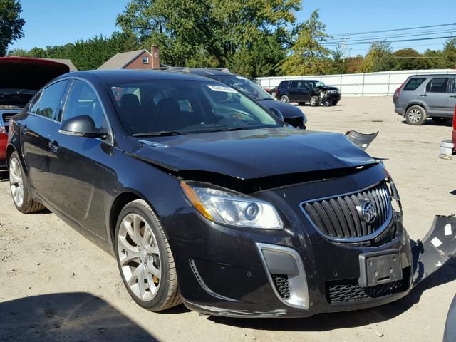 2G4GV5GV1C9185955 - 2012 BUICK REGAL GS BLACK photo 1