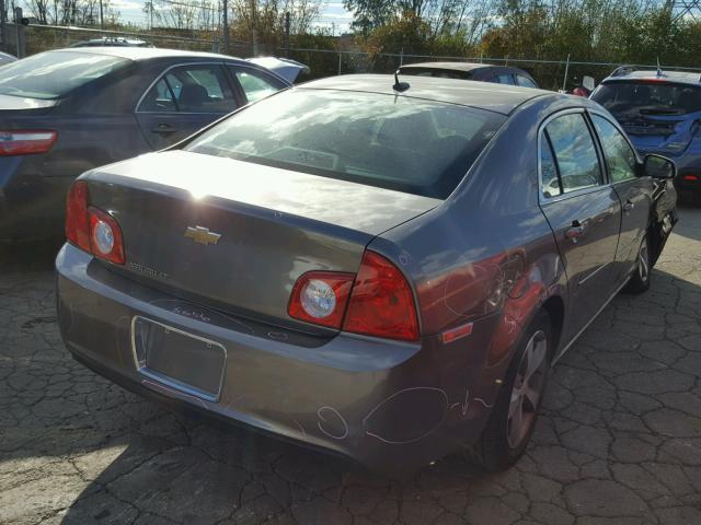 1G1ZC5E19BF282483 - 2011 CHEVROLET MALIBU 1LT CHARCOAL photo 4