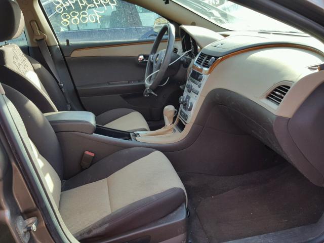 1G1ZC5E19BF282483 - 2011 CHEVROLET MALIBU 1LT CHARCOAL photo 5