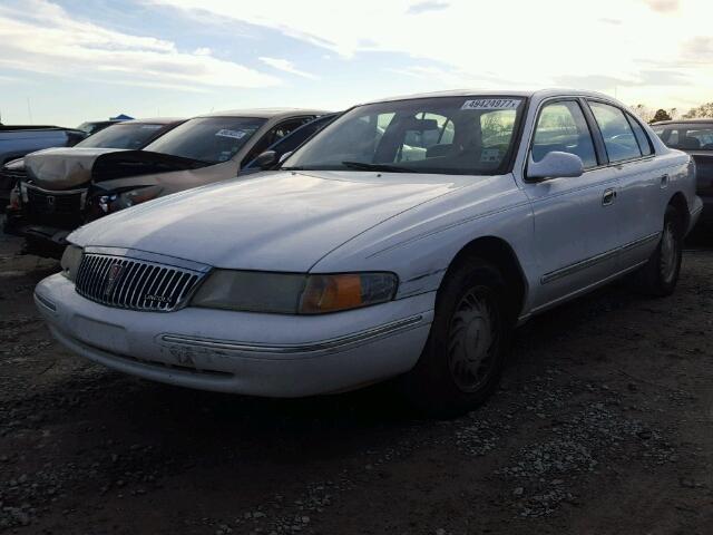 1LNLM97V9VY615514 - 1997 LINCOLN CONTINENTA WHITE photo 2