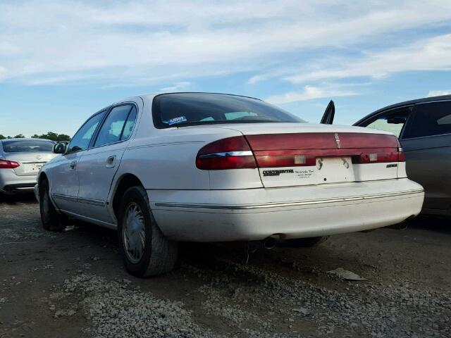 1LNLM97V9VY615514 - 1997 LINCOLN CONTINENTA WHITE photo 3