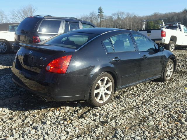 1N4BA41E87C866146 - 2007 NISSAN MAXIMA SE BLACK photo 4