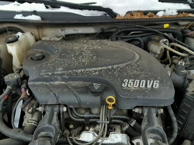 2G1WT58K681237654 - 2008 CHEVROLET IMPALA LT GOLD photo 7