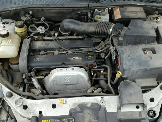 1FAFP36312W342247 - 2002 FORD FOCUS SE SILVER photo 7