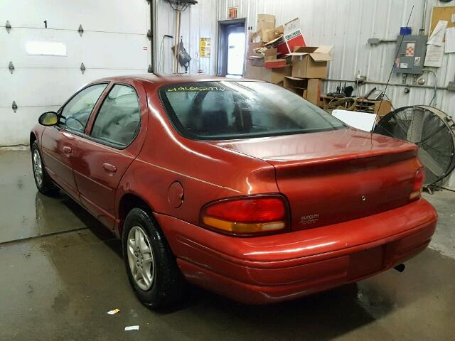 1B3EJ46CXYN211198 - 2000 DODGE STRATUS SE RED photo 3