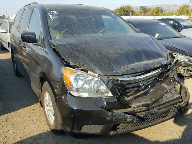 5FNRL3H60AB098295 - 2010 HONDA ODYSSEY EX BLACK photo 1