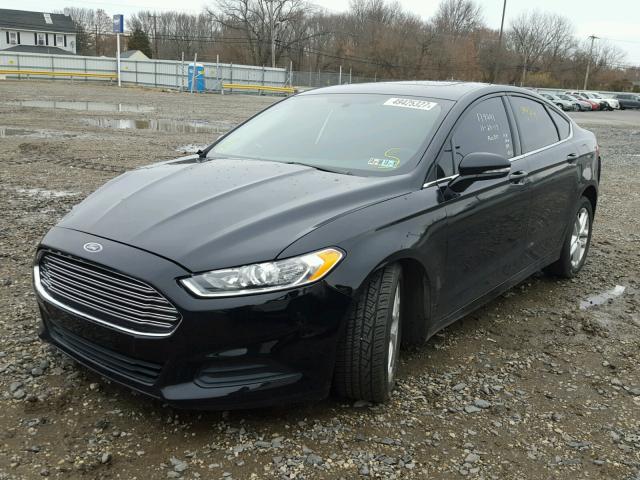 3FA6P0H75GR179241 - 2016 FORD FUSION SE BLACK photo 2