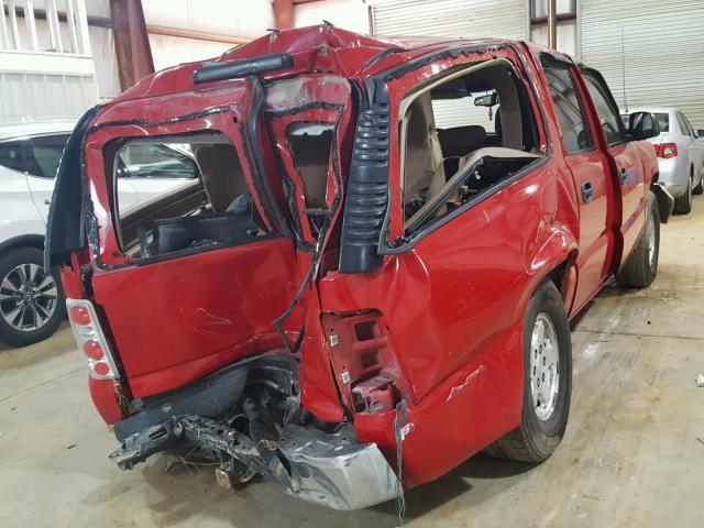 3GNFK16T3YG178866 - 2000 CHEVROLET SUBURBAN K RED photo 4