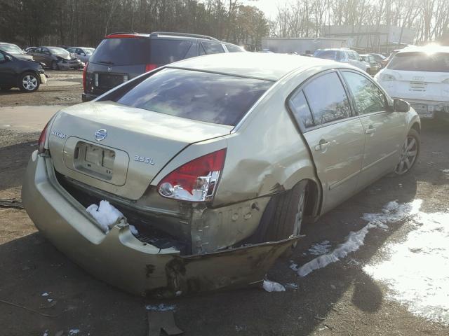 1N4BA41E74C844456 - 2004 NISSAN MAXIMA SE GOLD photo 4