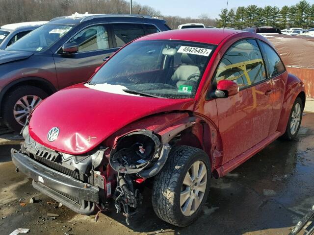 3VWPG31C38M517528 - 2008 VOLKSWAGEN NEW BEETLE RED photo 2