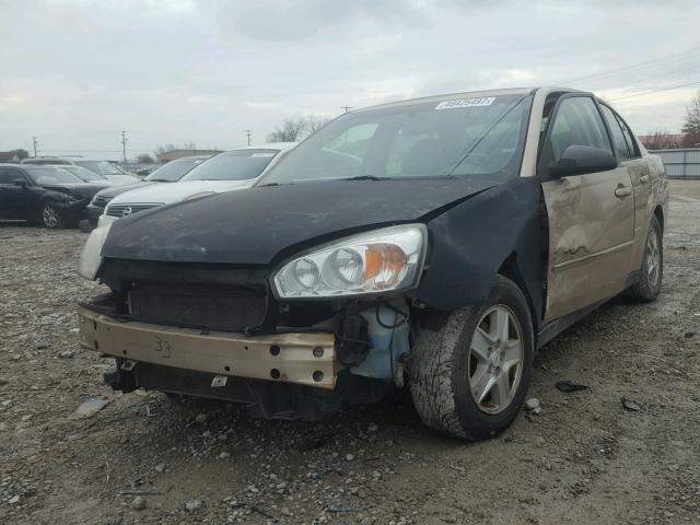 1G1ZT54845F286914 - 2005 CHEVROLET MALIBU LS GOLD photo 2