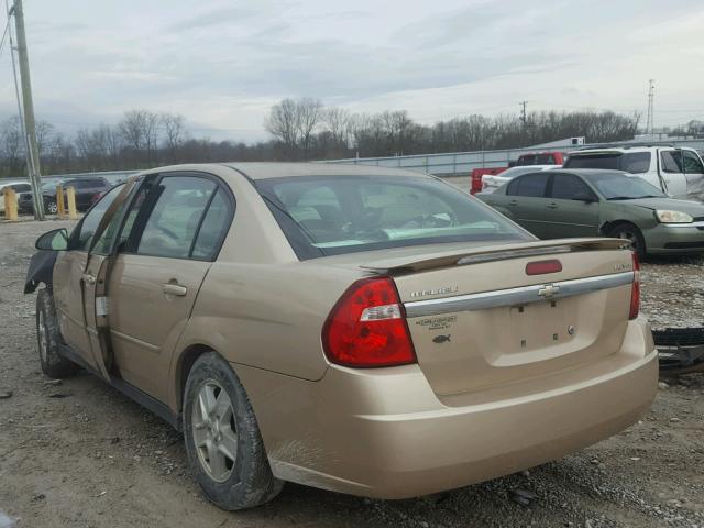 1G1ZT54845F286914 - 2005 CHEVROLET MALIBU LS GOLD photo 3