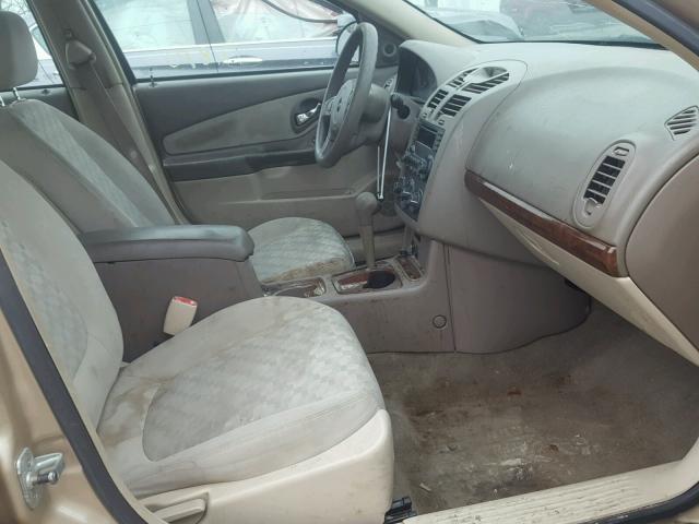 1G1ZT54845F286914 - 2005 CHEVROLET MALIBU LS 金色 照片 5