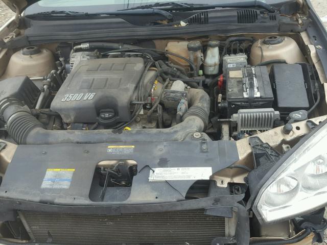 1G1ZT54845F286914 - 2005 CHEVROLET MALIBU LS 金色 照片 7