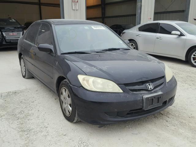 2HGES16584H516554 - 2004 HONDA CIVIC LX CHARCOAL photo 1