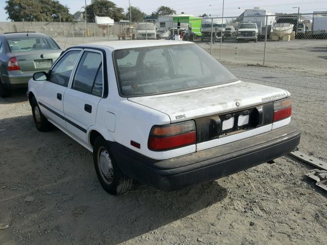 1NXAE94A8LZ076555 - 1990 TOYOTA COROLLA DL WHITE photo 3