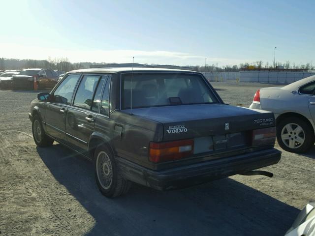 YV1FA8844L2401700 - 1990 VOLVO 740 BASE GRAY photo 3