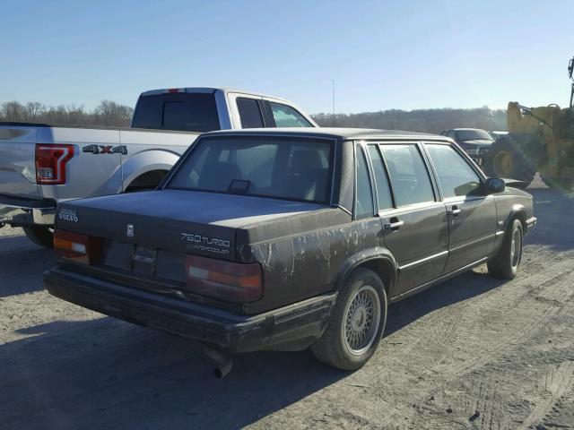 YV1FA8844L2401700 - 1990 VOLVO 740 BASE GRAY photo 4