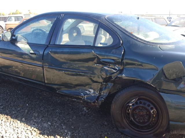 1G2WK52JX1F165970 - 2001 PONTIAC GRAND PRIX მწვანე ფოტო 9