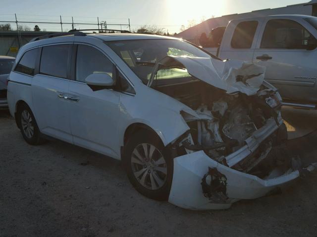 5FNRL5H67FB061554 - 2015 HONDA ODYSSEY EX WHITE photo 1