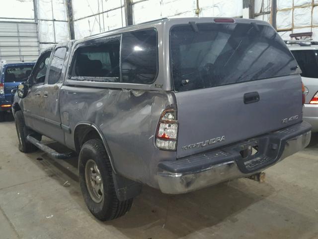 5TBBT4415YS002242 - 2000 TOYOTA TUNDRA ACC GRAY photo 3