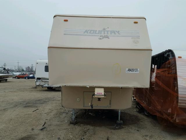 1N8WR2922J0070704 - 1988 KOUN 5TH WHEEL TAN photo 2