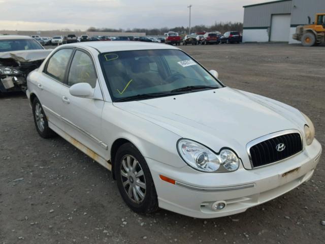 KMHWF35H42A731130 - 2002 HYUNDAI SONATA GLS WHITE photo 1