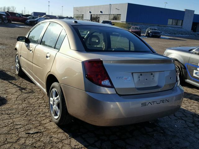 1G8AJ55F77Z181156 - 2007 SATURN ION LEVEL GOLD photo 3