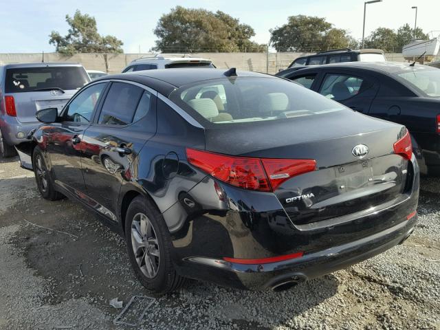 5XXGM4A76DG124588 - 2013 KIA OPTIMA LX BLACK photo 3