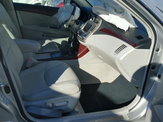4T1BK3DB5BU410073 - 2011 TOYOTA AVALON BAS SILVER photo 5