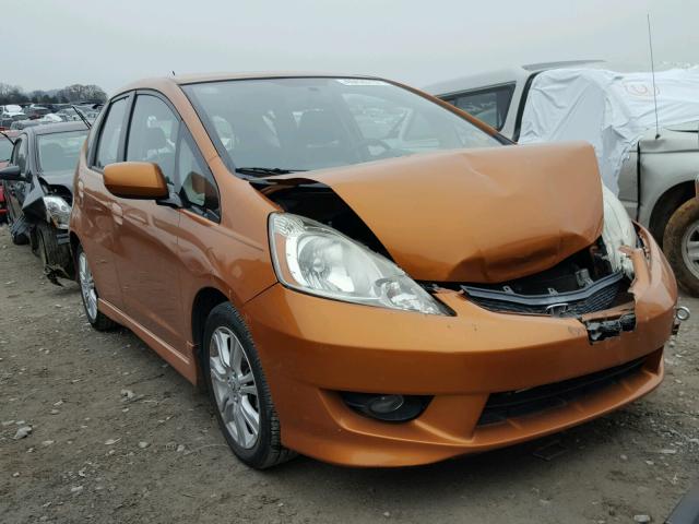 JHMGE88489S041529 - 2009 HONDA FIT SPORT ORANGE photo 1