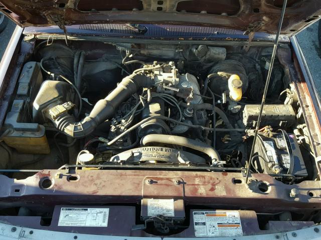 1FTCR10A2RUB74675 - 1994 FORD RANGER MAROON photo 7