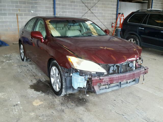 JTHBJ46G972079439 - 2007 LEXUS ES 350 BURGUNDY photo 1