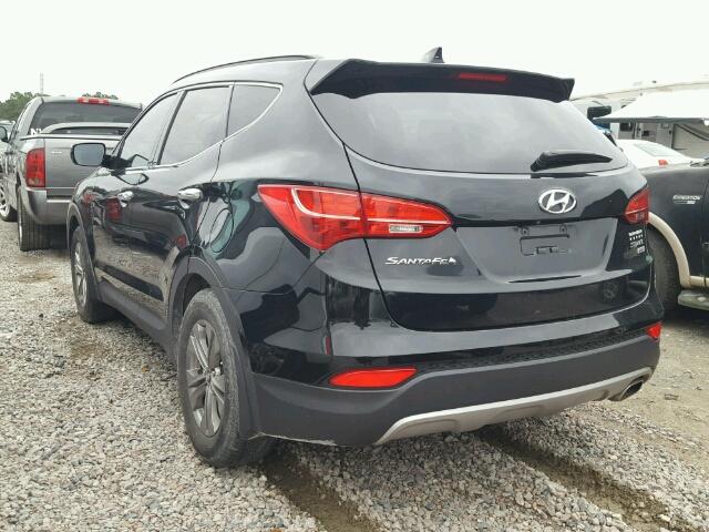 5XYZUDLBXEG157181 - 2014 HYUNDAI SANTA FE S BLACK photo 3