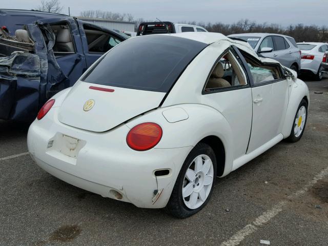 3VWCK21C93M401170 - 2003 VOLKSWAGEN NEW BEETLE WHITE photo 4