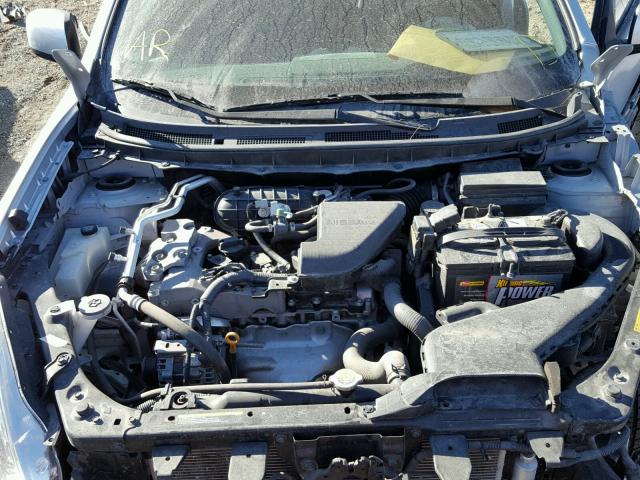 JN8AS58V98W400244 - 2008 NISSAN ROGUE S SILVER photo 7